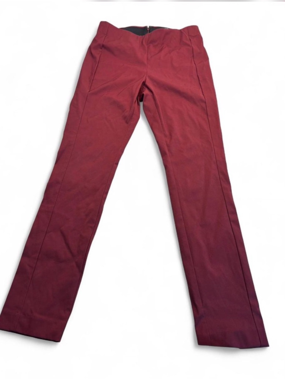 Theory Wine Red Trousers